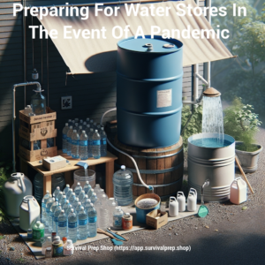 Preparing For Water Stores In The Event Of A Pandemic