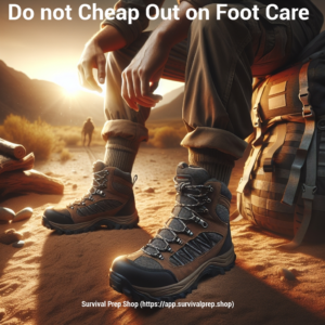 Do not Cheap Out on Foot Care