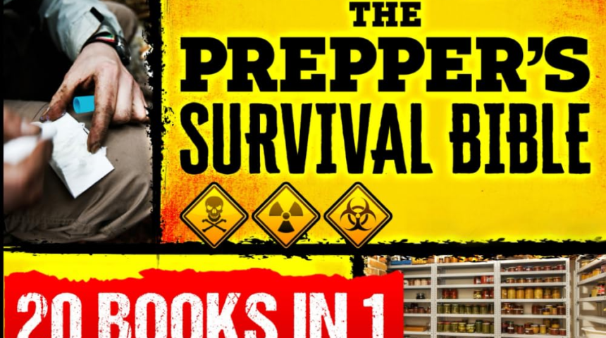 The Prepper’s Survival Bible: A Complete Guide to Long Term Survival, Stockpiling, Off-Grid Living, Canning, Home Defense, Self-Sufficiency and Life-Saving Strategies to Survive Anywhere