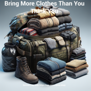 Bring More Clothes Than You Think You