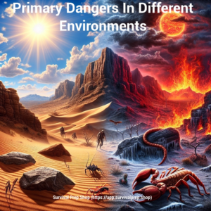 Primary Dangers In Different Environments