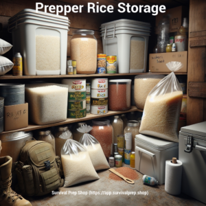 Prepper Rice Storage