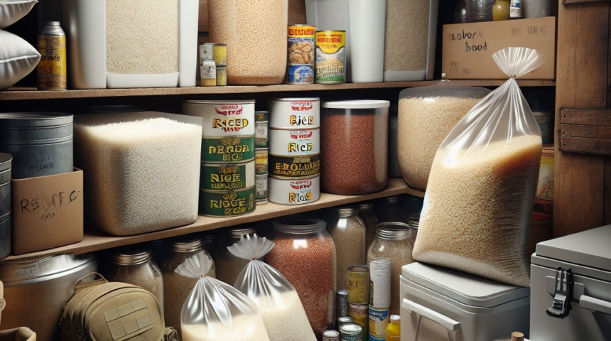 Prepper Rice Storage